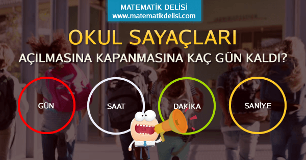 Okulların kapanmasına kaç gün kaldı tatiller hariç?